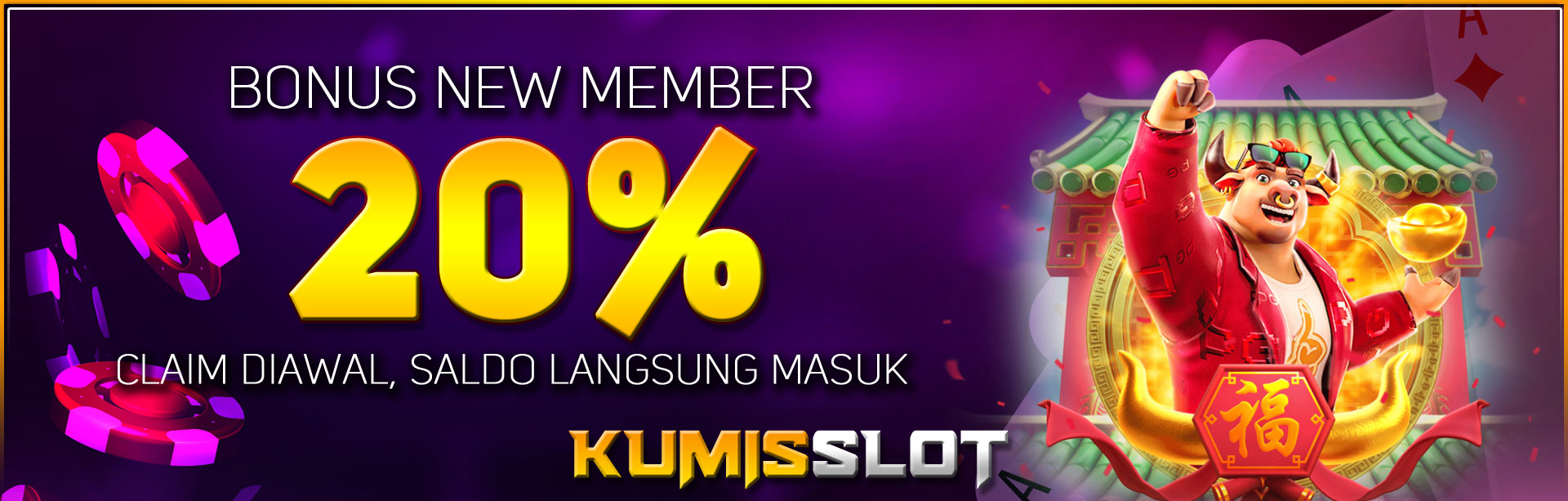 BONUS NEW MEMBER 20%