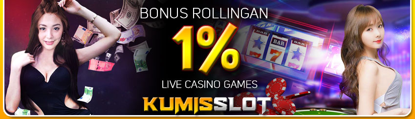 BONUS ROLLINGAN LIVE CASINO 1%